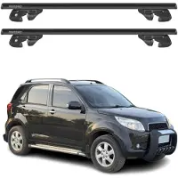 Menabo Dachträger Grundtäger für Daihatsu Terios II J200 2006-2017 Alu Schwarz 2tlg