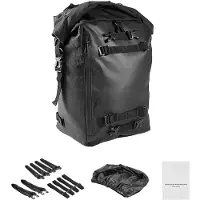 Vevor Motorradhecktasche Rücksitztasche (30 L) mit wasserfester Regenabdeckung, Motorrad-Gepäckaufbewahrung, Gepäckträgertasche mit Schultergurt universell passende Heckträger Motorradgepäck