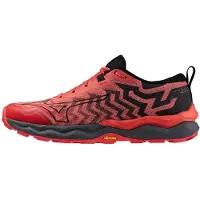 Mizuno Wave Daichi 8 Herren Trailrunningschuh Cayenne/Schwarz/Signalrot 44.5