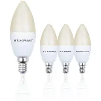 Blaupunkt-Lighting Blaupunkt Glühbirne e14 - Led Lampe Kerzenform - 7W (entspricht 50W) 595 Lumen - 2700K Warmweiß - Nicht‑Dimmbar - 4er Set