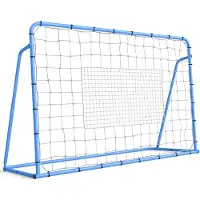 StarTech.com Fußball Rebounder Netz - Trainings-Tor 183x122 cm - Verstellbarer Winkel - Doppelte Rückprallfläche - Stabiler Eisenrahmen und PE-Netz - Für Kinder und Erwachsene