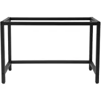 StarTech.com Werkbank - Industrietisch Gestell - Freistehendes Untergestell - 136 kg Traglast - Eisen 125x50x80 cm - Schwarz