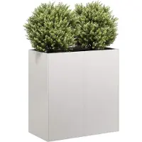 Prolenta Maison Exclusive - Pflanzkübel 80x40x80 cm Edelstahl