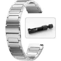 StarTech.com Metallarmband für Smartwatch - GT4 46 mm - Edelstahl - Faltschließe - Silber