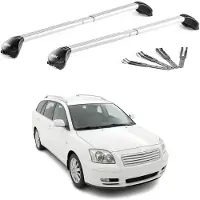 Aurilis Dachträger Grundtäger für Toyota Avensis I II Kombi 1997-2008 Alu Grau 2x