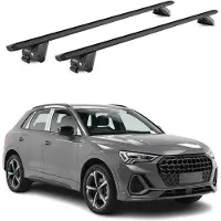 Aurilis Dachträger Grundtäger für Audi Q3 F3 2018-2025 100kg Alu Schwarz 2 tlg