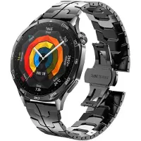 StarTech.com Metallarmband - Smartwatch Watch 2 Pro - 22 mm - Edelstahl - Dornschließe - Schwarz