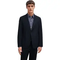 BOSS - Blazer für Herren, Brusttasche, Regulär (Dunkelblau)