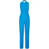 HUGO - "Kisuse" Jumpsuit für Damen, Polyester-Gemisch (Blau)