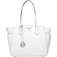 Michael Kors Schultertasche aus Leder in Weiss 30S2S6AT2LOPTICWHITE