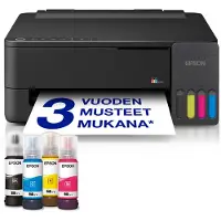 Epson EcoTank ET-1910, Tintenstrahl, Farbdruck, 5760 x 1440 DPI, A4, Direktdruck, Schwarz