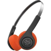 JLab Rewind 2 Retro Kopfhörer - Kleine Bluetooth Kabellos 20+ Std., Schwarz
