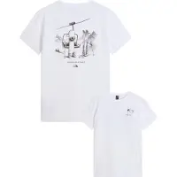 The North Face U Opposites Attract RLX Softshell Tee-graphic tnf white (FN4) M