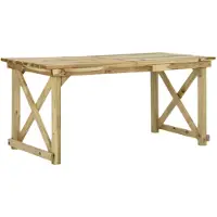 vidaXL Gartentisch 160x79x75 cm Holz