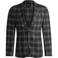 BOSS - Blazer für Herren, Hals Kerbe (Schwarz)