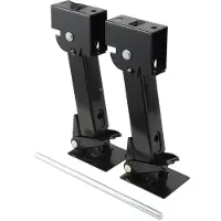 StarTech.com 2er-Set Anhängerstützen - Teleskopische Stabilstützen - 450 kg - Einstellstange mit Griff - Für Wohnwagen, Camper und Anhänger