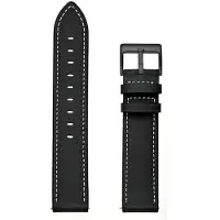 StarTech.com Lederarmband - Ersatzarmband für Smartwatch - Leder - Dornschließe - Unisex - Schwarz