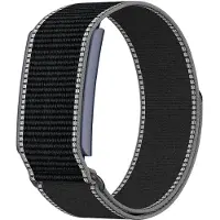 StarTech.com Sportarmband für Smartwatch - Helio - Nylon - Klettverschluss - Unisex - Schwarzgrau