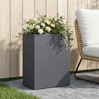 Prolenta Maison Exclusive - Garten-Pflanzgefäß Anthrazit 40 x 20 x 40 cm