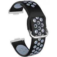 StarTech.com Silikonarmband - Huawei Watch Fit 5/5 Pro - Smartwatch-Armband - 20 cm - Dornschließe - Schwarz-Grau