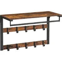 Relaxdays Wandgarderobe 3-in-1
