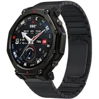 StarTech.com Metallarmband für Smartwatch - GTR 4 - Edelstahl - 22 mm - Schwarz