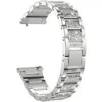 StarTech.com Diamantarmband - Smartwatch-Armband aus Edelstahl - 20 mm - Metallschließe - Silber