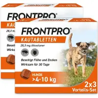 Boehringer ingelheim FRONTPRO Hund 28mg S >4-10 KG 2X3 St