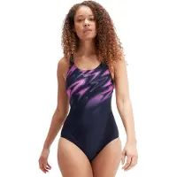 Speedo - "Hyper Boom" Badeanzug für Damen (Marine/Pink)