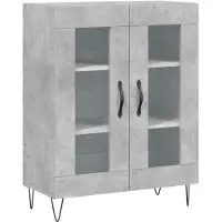 vidaXL Sideboard Betongrau 69,5x34x90 cm Holzwerkstoff