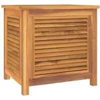 vidaXL Gartenbox mit Beutel 60x50x58 cm Massivholz Teak