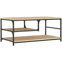 vidaXL Couchtisch Sonoma-Eiche 90x49x40 cm Holzwerkstoff