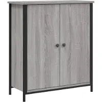 vidaXL Sideboard Grau Sonoma 70x30x80 cm Holzwerkstoff