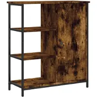 vidaXL Sideboard Räuchereiche 70x30x80 cm Holzwerkstoff