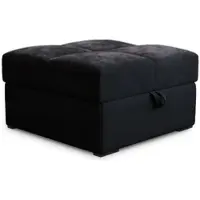 Masseno POUF MIZA Schwarz 65x65 cm
