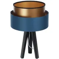 ONZENO TISCHLAMPE Blau 30/45 cm