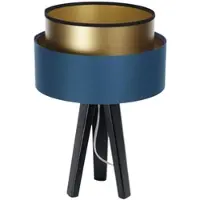 ONZENO TISCHLAMPE Blau 30/45 cm