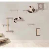Famanu Katzenbaum mit Klettermöglichkeiten - Grau