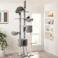 Famanu Katzenbaum - Klettern, Krallen wetzen, Entspannen / Gemütliche Aussichtsplattformen
