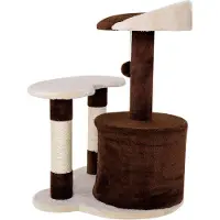 Famanu Katzenkratzbaum - großer Spielbaum mit Höhle und Plateau