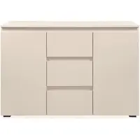 CALICOSY - Sideboard mit 2 Türen und 3 Schubladen, Kaschmir B120 cm - ELVA