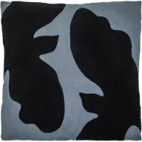 House Doctor - Cushion HDMiki - Aegean blue, Black