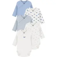 Petit Bateau Bodys l/ä - 5er-Pack - Variante - - 6 mt - Body L/Ä