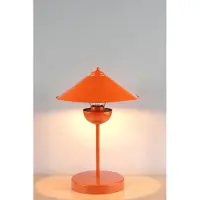 Opviq , Moderne Tischlampe Orange, Metallkörper, Ø5-28, 42 cm hoch | 100% Melamin