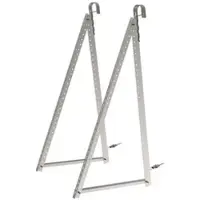 Vale Solarmodul-Halterung, für Balkonkraftwerke, 3-in-1, Stahl pulverbeschichtet, silberfarben