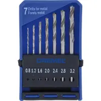 Dremel Multimaterial-bohrerset 0.8-3.2 Mm
