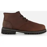 SKECHERS Slip-Ins: Quintero - Damien – Schnürschuhe, hoher Schaft – Dunkelbraun – Größe 44