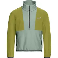 Jack Wolfskin - Kid's Colorblock Taunus Halfzip - Fleecepullover Gr 116 oliv