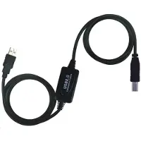 PremiumCord USB 2.0 Repeater- und Verbindungskabel A/M-B/M 15m