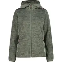 CMP Damen Outdoor Knit Tech Jacke mit Kapuze grün 44